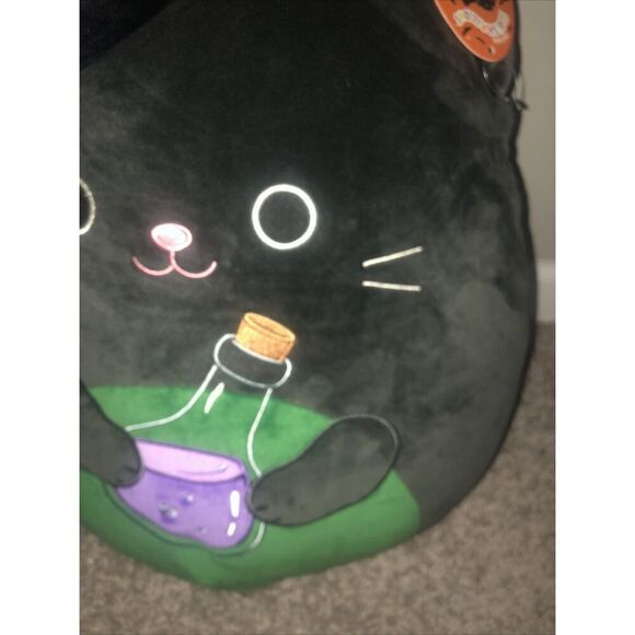 SQUISHMALLOWS Halloween CLEO the Cat WITCH Plush / Stuffed Animal - 16” NWT - Picture 4 of 16